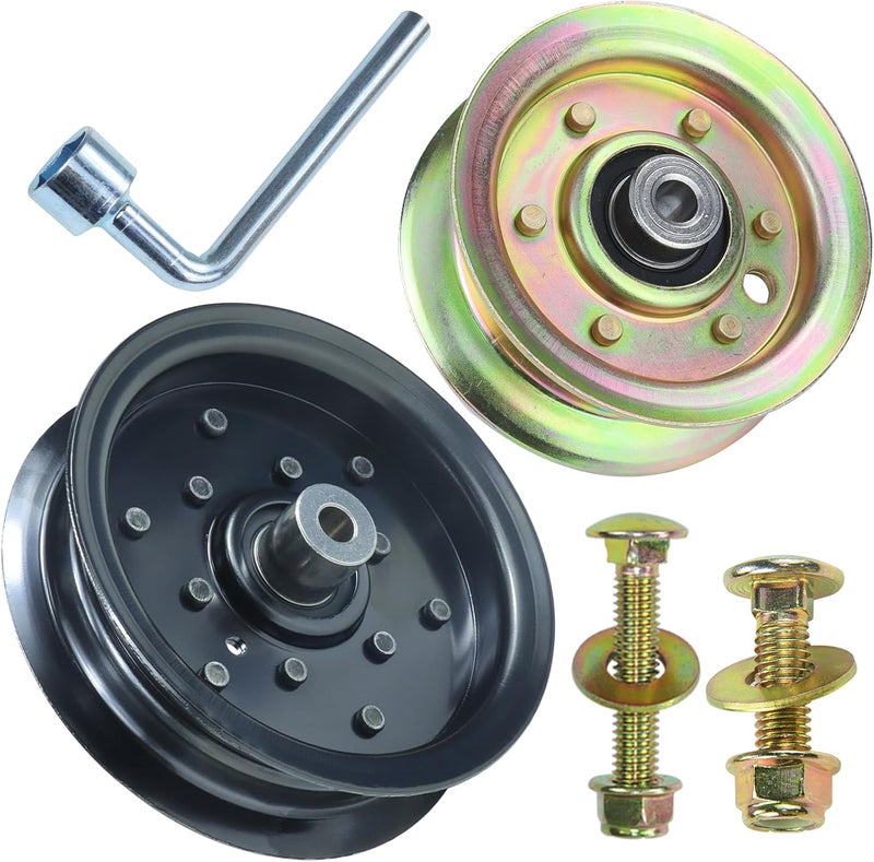 BOSFLAG 532196106 Husqvarna Idler Pulley with 532197379 Husqvarna Idler Pulley Replaces 5321973-79, 532197379, 196106, 197379, 496106, 532177968, 5321779-68, 5321931-97, 532193197, 177968, 193197 - Image 1
